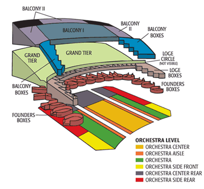 Wortham Theater Center Seating Chart